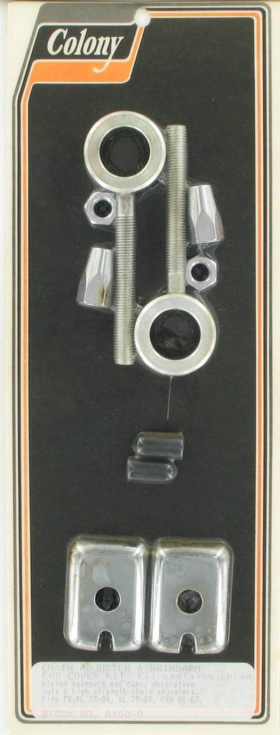 Chain adjusters & swing arm cover kit | Color: acorn | Order Number: C8100-8 | OEM Number: 41570-77