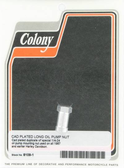 Long oil pump nut | Color: cad | Order Number: C8109-1 | OEM Number: 24831-41