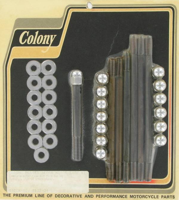 Motor case kit, acorn | Color: chrome | Order Number: C8127-34 | OEM Number: