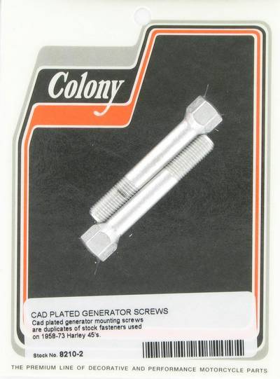 Generator / alternator screws (2) | Color: cad | Order Number: C8210-2 | OEM Number: 30013-58