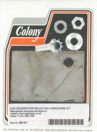 Generator mounting hardware kit | Color: cad | Order Number: C8214-7 | OEM Number:
