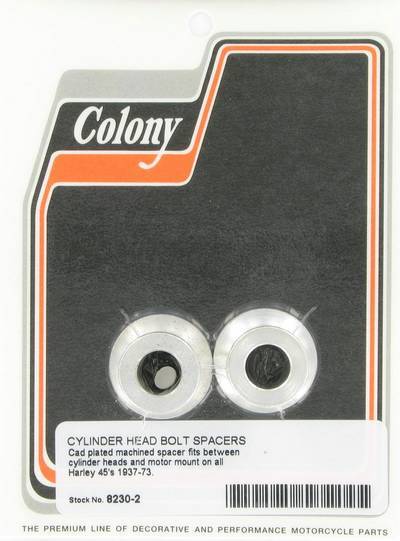 Headbolt bracket spacers (2) | Color: cad | Order Number: C8230-2 | OEM Number: 16860-40