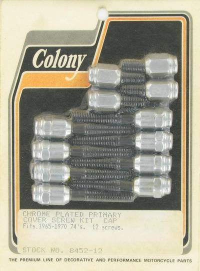 Primary cover screw kit | Color: cap | Order Number: C8452-12 | OEM Number: