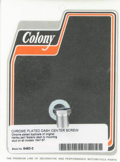 Dash center screw | Color: chrome | Order Number: C8483-2 | OEM Number: 71075-47