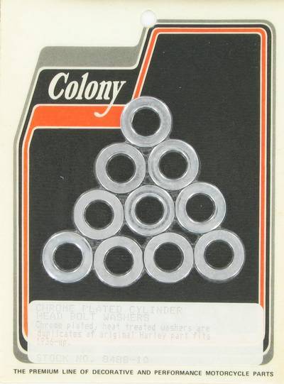 Cylinder head bolt washers | Color: chrome | Order Number: C8488-10 | OEM Number: 6469