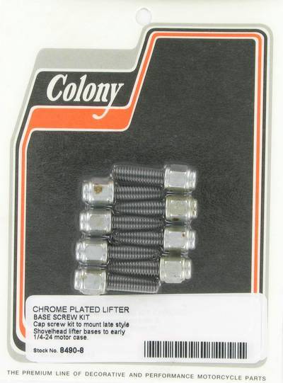 Lifter base screw kit, for '76-up lifter base | Color: cap | Order Number: C8490-8 | OEM Number: