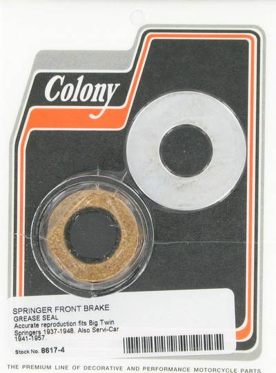 Front brake seal, spring and washer | Color: cad | Order Number: C8617-4 | OEM Number: 44186-36
