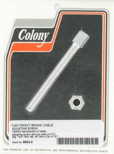 Front brake cable adjusting screw | Color: cad | Order Number: C8624-2 | OEM Number: 45162-41