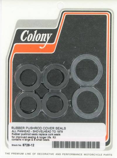 Rubber pushrod seals (12) | Color:  | Order Number: C8728-12 | OEM Number: 17955-36