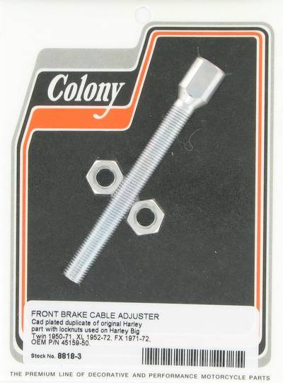 Front brake cable adjusting screw | Color: cad | Order Number: C8818-3 | OEM Number: 45159-50