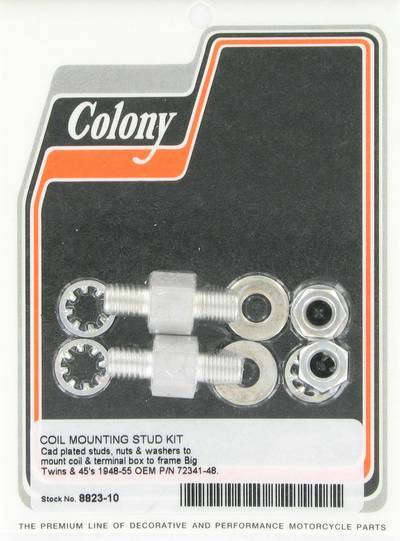 Coil mounting stud kit (2) | Color:  | Order Number: C8823-10 | OEM Number: 72341-48