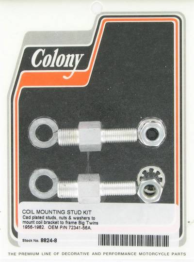 Coil mounting stud kit (2) | Color:  | Order Number: C8824-8 | OEM Number: 72341-56A