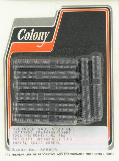 Cylinder base stud set | Color:  | Order Number: C8858-8 | OEM Number: 16830-54