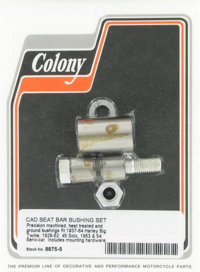 Seat bar bushing, with bolt kit | Color: cad | Order Number: C8875-5 | OEM Number: 51925-37