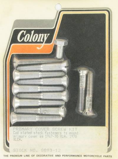 Primary cover screw kit, stock | Color: cad | Order Number: C8893-12 | OEM Number: