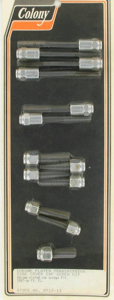 Transmission side cover screws, cap | Color: chrome | Order Number: C8913-13 | OEM Number: