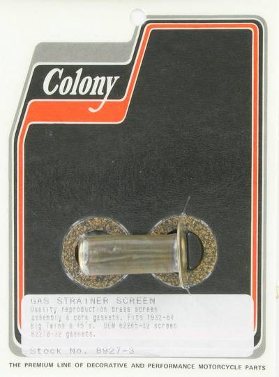 Gas strainer screen with corks | Color:  | Order Number: C8927-3 | OEM Number: 62265-32