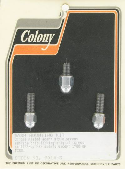 Dash mount kit, acorn | Color: chrome | Order Number: C9014-3 | OEM Number: