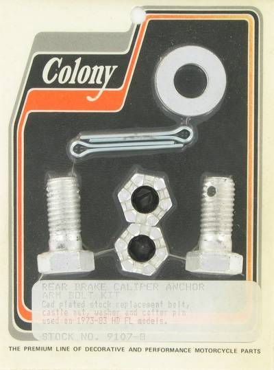 Brake caliper anchor arm bolt kit (2) | Color: cad | Order Number: C9107-8 | OEM Number: 41734-73
