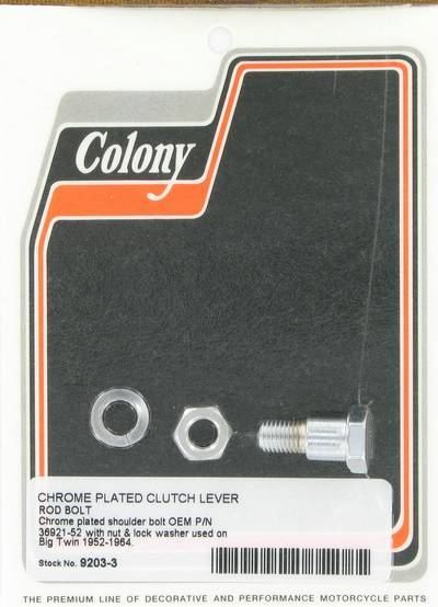 Shoulder bolt, clutch lever rod | Color: chrome | Order Number: C9203-3 | OEM Number: 36921-52