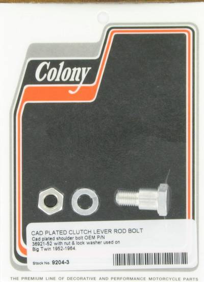 Shoulder bolt, clutch lever rod | Color: cad | Order Number: C9204-3 | OEM Number: 36921-52