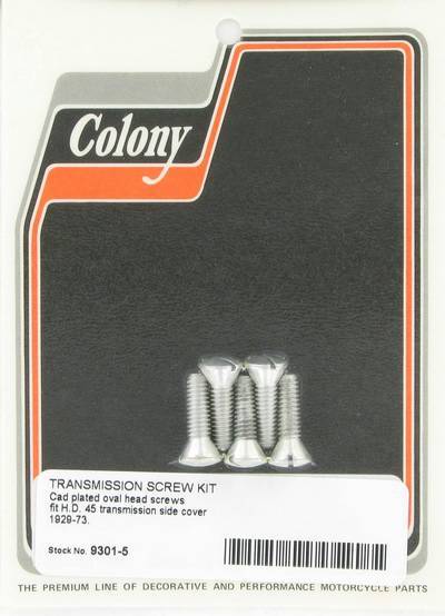 Transmission side cover screws (5) | Color: cad | Order Number: C9301-5 | OEM Number: 2278