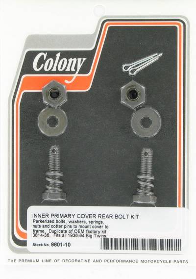 Inner primary cover rear bolt kit (2) | Color: park | Order Number: C9601-10 | OEM Number: 60642-36