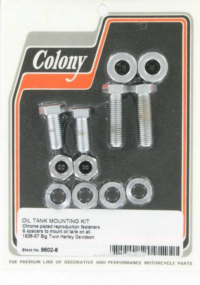 Oil tank mounting kit | Color: chrome | Order Number: C9602-8 | OEM Number: 62581-36