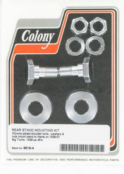 Rear stand mounting kit | Color: chrome | Order Number: C9616-4 | OEM Number: 49570-38