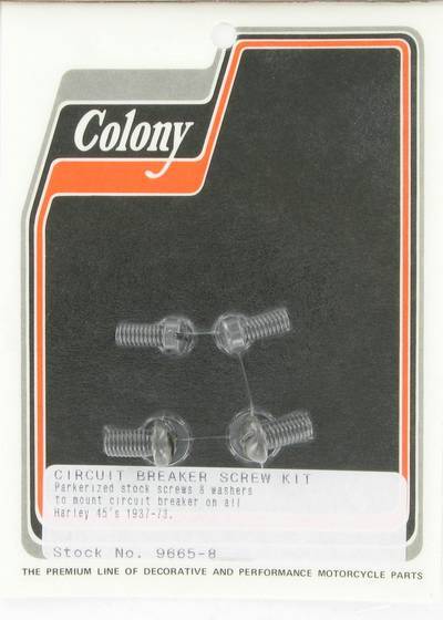 Circuit breaker and relay mounting screw kit | Color: park | Order Number: C9665-8 | OEM Number:  2762 / 1300