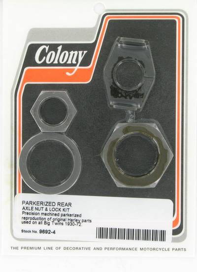 Rear axle nut and lock kit | Color: park | Order Number: C9692-4 | OEM Number: 41603-32