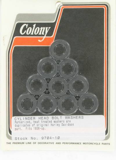 Cylinder head bolt washers (10) | Color: park | Order Number: C9704-10 | OEM Number: 6469