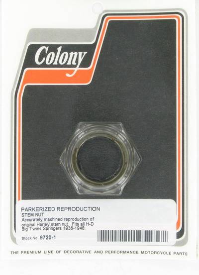 Fork stem nut, stock replacement | Color: park | Order Number: C9720-1 | OEM Number: 46561-36