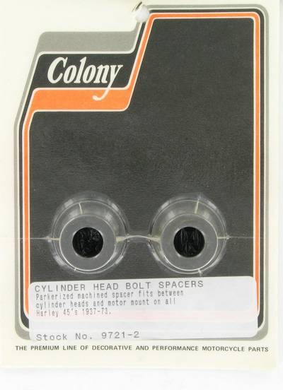 Head bolt bracket spacers | Color: park | Order Number: C9721-2 | OEM Number: 16860-40