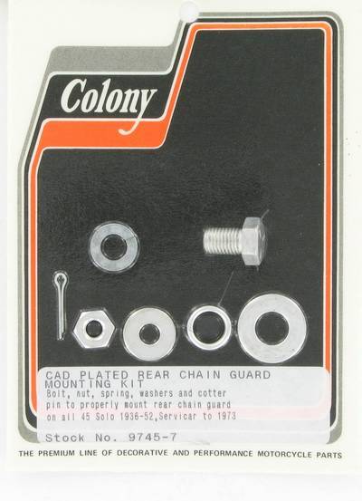 Rear chain guard mounting kit | Color: cad | Order Number: C9745-7 | OEM Number: 60350-36