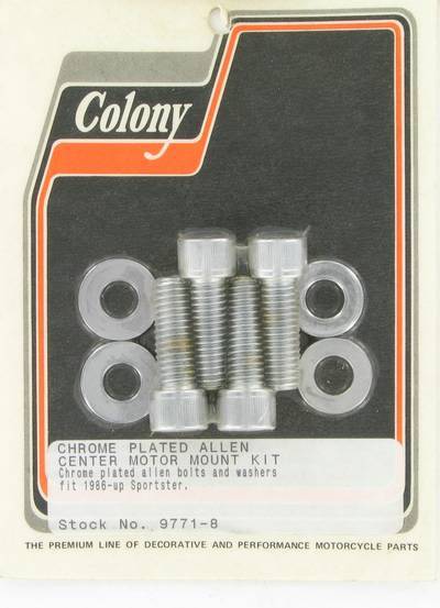 Center motor mount kit, Allen | Color: chrome | Order Number: C9771-8 | OEM Number: