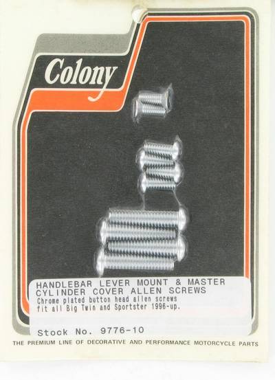 Handlebar lever/master cylinder kit, Allen | Color: chrome | Order Number: C9776-10 | OEM Number: