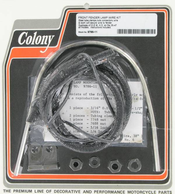 Front fender lamp wire kit | Color:  | Order Number: C9786-11 | OEM Number: 68461-34 / 13409-34