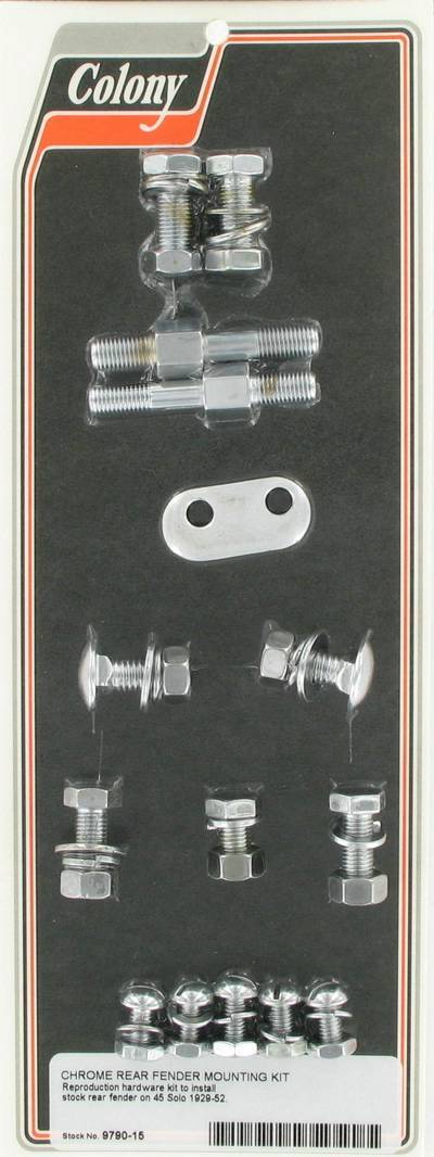Rear fender mounting kit | Color: chrome | Order Number: C9790-15 | OEM Number: