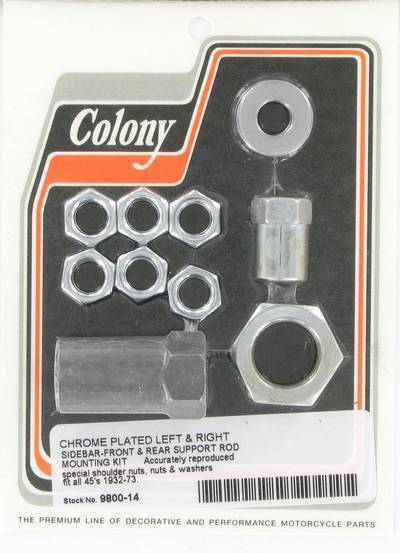 Footboard rod mounting kit | Color: chrome | Order Number: C9800-14 | OEM Number: 50516-32