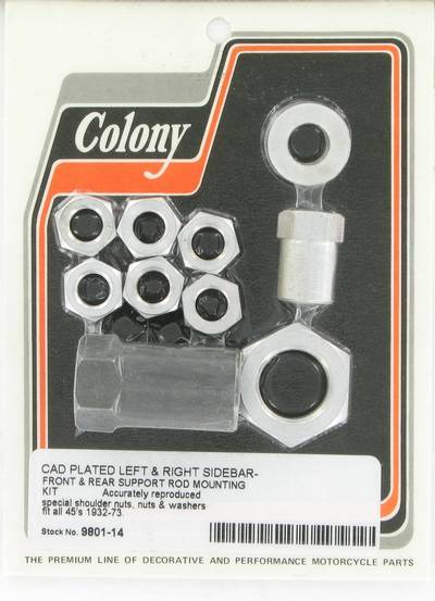 Footboard rod mounting kit | Color: cad | Order Number: C9801-14 | OEM Number: 50516-32