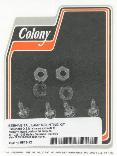 Beehive tail lamp mounting kit | Color: park | Order Number: C9813-12 | OEM Number: 68033-39