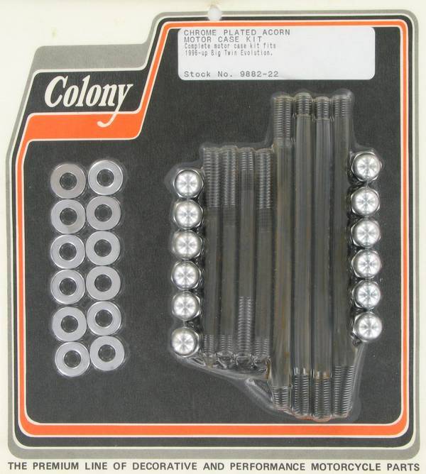 Motor case kit, acorn | Color: chrome | Order Number: C9882-22 | OEM Number: