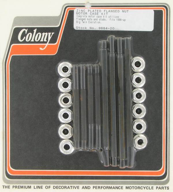 Motor case kit with flanged nuts | Color: zinc | Order Number: C9884-20 | OEM Number: