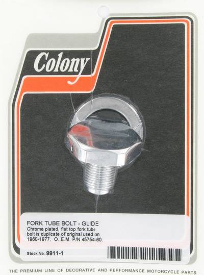 Fork tube bolt | Color: chrome | Order Number: C9911-1 | OEM Number: 45754-60