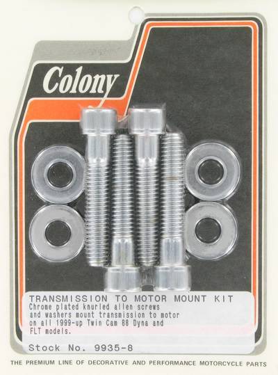Transmission to motor mount kit, Allen | Color: chrome | Order Number: C9935-8 | OEM Number: