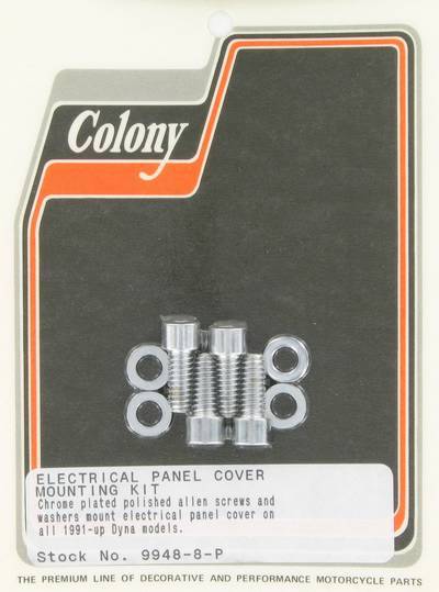 Panel cover mounting kit, polished Allen | Color: chrome | Order Number: C9948-8-P | OEM Number: