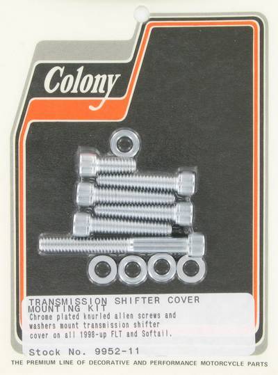 Shifter cover screw kit, Allen | Color: chrome | Order Number: C9952-11 | OEM Number: