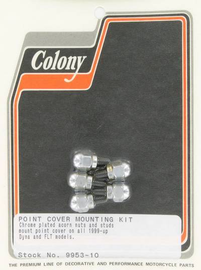 Point cover mounting kit, acorn | Color: chrome | Order Number: C9953-10 | OEM Number: