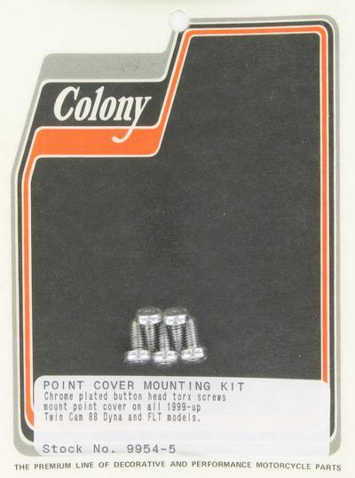 Point cover mounting kit, button head torx | Color: chrome | Order Number: C9954-5 | OEM Number: